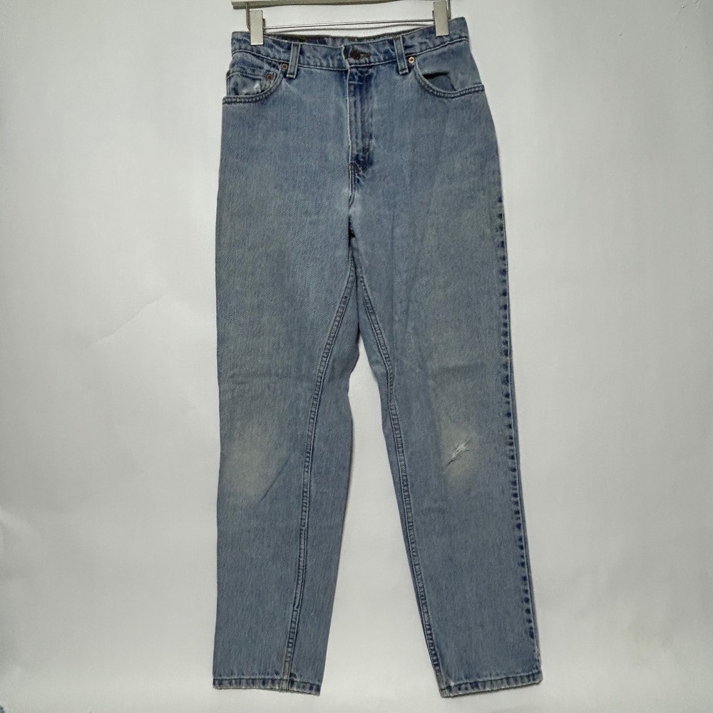 Levi's 550 Jeans Women 6 Reg M Light Blue Relaxed Tapered Leg Vintage 90s USA‎